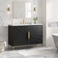 thumbnail image 7 of Modway Awaken 48" Solid Wood and MDF Bathroom Vanity in White/Black, 7 of 7