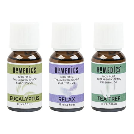 Homedics Armh eo15ap2 Relax Sampler, 3 Pk (lemon, Peppermint & Energize Blend)