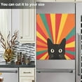 thumbnail image 3 of Yayeee Magnetic Dishwasher Cover for The Front Decoration Home Kitchen Machine Sticker Protector, Black Cat, 3 of 6