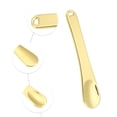 thumbnail image 4 of Unique Bargains 4 Pcs Makeup Spatula Mini Spoon for Facial Cosmetic Face Cream Zinc Alloy 2.32"x0.46" Gold Tone, 4 of 7