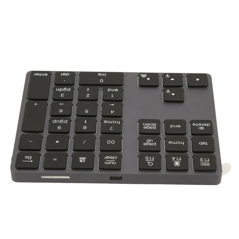 MoKo 34 Keys Bluetooth Number Pad, Wireless Rechargeable, 53% OFF