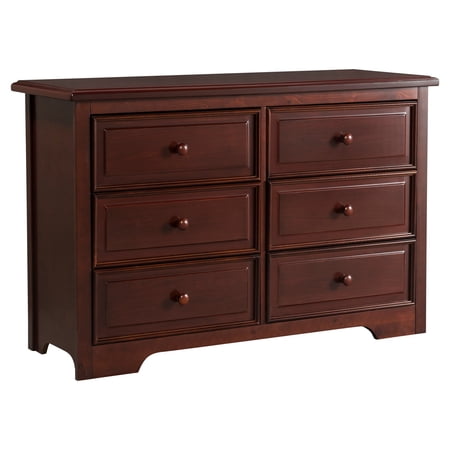 Graco Brooklyn 6 Drawer Double Dresser Cherry