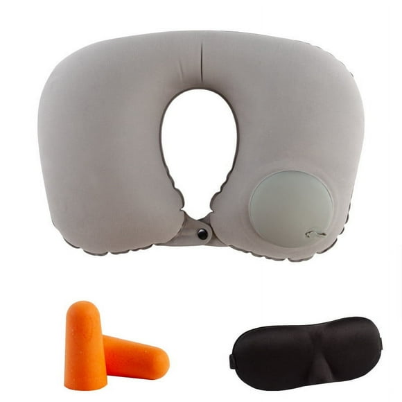 Almohada de Viaje Portátil En Forma de U Almohada Inflable para Cuello onlyliua