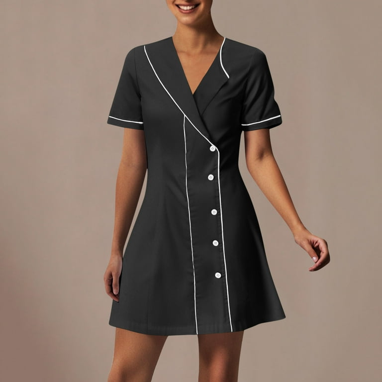 workwear knee length dresses oxiuly Formal Elegant Work Dresses for Women 2025 Black Red Vintage OL V-Neck Pencil Bodycon Knee Length Midi Sheath Dresses OX276 Black Red S at Amazon Women's Clothing store