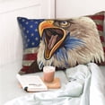 thumbnail image 4 of Wukai Eagle With USA Flags Elastic Luggage Cover,luggage covers for suitcase tsa approved,Fits 19-29-inch-14"x20", 4 of 6