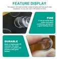 30 Pcs Glass Suction Cup Gasket Bumpers Spacers Clear Table Pads Drawer