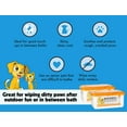 thumbnail image 7 of Petkin Paw Wipes Plus, 200 Orange Scented Wipes, 2 Pack - Absorbent Pet Paw Wipes Remove Daily Dirt & Odors - Enriched with Paw Balm Protectant -Easy to Use Pet Wipes for Dogs, Cats, Puppies & Kittens, 7 of 7