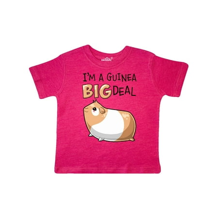 

Inktastic I m a Guinea Big Deal with Cute Guinea Pig Gift Toddler Boy or Toddler Girl T-Shirt