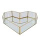 thumbnail image 1 of Bandeja De Almacenamiento De Cristal De Decoración De Bandeja Del Espejo Para Joyería, Baratijas, Exhibición De Lo Sunnimix Bandeja de espejo de oro vanidad, 1 of 7