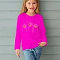 thumbnail image 3 of UPPADA Cute Tops for Girls Funny Print T-Shirts Crew Neck Long Sleeve Pullover Casual Comfy Kids Shirts Graphic Sweatshirt 13 Years,Holi, 3 of 5