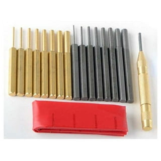 AR-15 M4 M16 Gun Rifle 18pc Gunsmithing Steel Pin Punch Tool Set Kit 8pc  Brass & Steel Punches + Spring Loaded Center Punch 1/16”, 3/32”, 1/8”,  5/32”, 3/16”, 7/32”, 1/4”, 5/16” - Durkin Tactical