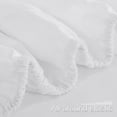 thumbnail image 3 of Unique Bargains Brushed Microfiber Fitted Sheet Bed Cover White Twin, 3 of 5