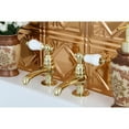 thumbnail image 2 of Kingston Brass CC5L2 Robinet de Lavabo & Poignée en Métal Laiton Poli, 2 of 3