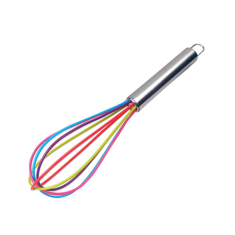 Details about   Home Silicone Whisk With Heat Resistant Non-Stick Silicone C5A2 Whisk Y7K2 R4U9