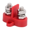 thumbnail image 2 of Poste de Distribution de Puissance Positive, Bloc de Jonction de Barre Omnibus Haute Résistance Isolé DC 48V Durable avec Entretoise pour Camion RV Boat Car Rouge, 2 of 8