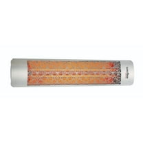 Eurofase Heating - 5000 Watt Electric Infrared Dual Element Heater-240 Voltage-Stainless Steel Finish-Astra Decorative Fascia
