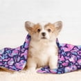 thumbnail image 4 of Yiaed Skull Rainbow Mushroom Print Dog Blankets-Cat Blanket Washable for Couch Protection,Puppy Blanket, Soft Plush Reversible Throw Furniture Protector-, 4 of 8