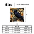 thumbnail image 5 of Crow Inserts - Set of 2 Bed Pillow Inserts with Unique Patterns - Available in Sizes 16x16, 18x18, 20x20 Inches for Throw Pillow Covers - Great for Any Occasion!, 5 of 6