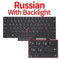 thumbnail image 1 of Clavier Rétroéclairé Russe Espagnol Anglais pour Lenovo Thinkpad T470 T480 A475 A485 01AX569 01AX487 01AX528 01HX419 US RU Rétroéclairé Original, 1 of 6