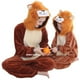 thumbnail image 2 of Pijama de una pieza de León de lana de invierno para mujer, ropa de dormir de animales de dibujos animados para adultos, disfraz de una pieza para Cosplay de Navidad y Halloween para niños, 2 of 3