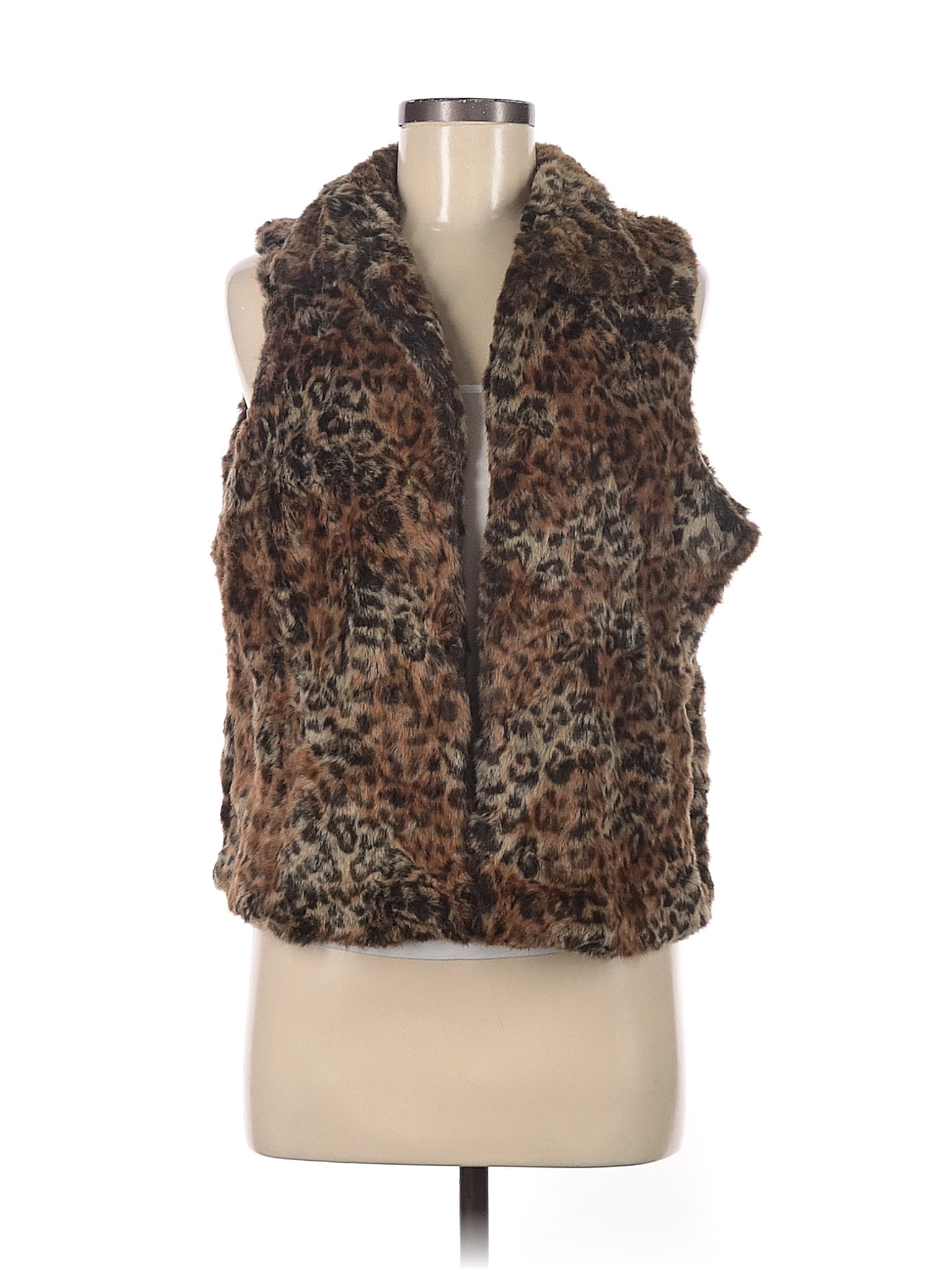 Faux Fur Vest - Walmart 
