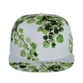 thumbnail image 2 of Balery Baseball Cap Flat Bill Hats for Men Adjustable Size for Running Workouts and Outdoor Activities All Seasons Dad Hat(Watercolor Green Leaves ), 2 of 9