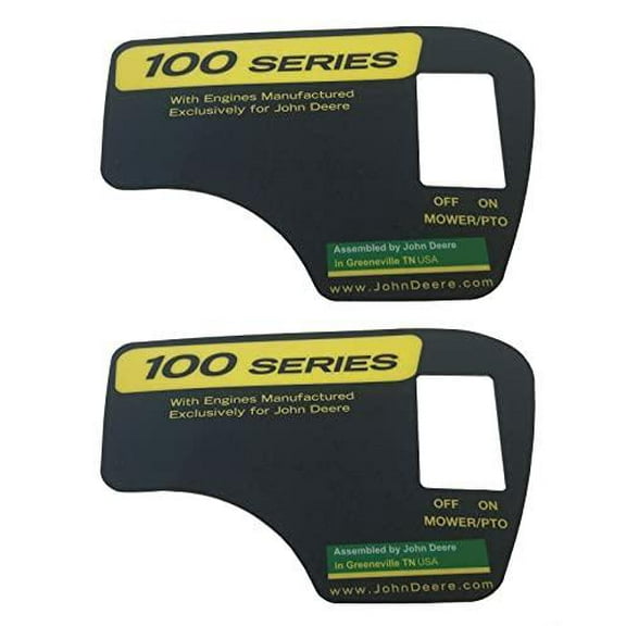 John Deere (2-Pack) Original Equipment Label - GX23412,2