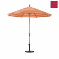 thumbnail image 1 of California Umbrella SDAU908900-SA03 9 Pi Marché en Aluminium Parapluie Auto Inclinable Champagne-Pacifica-Rouge, 1 of 1