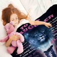 thumbnail image 3 of Daughter Gift from Dad Birthday Gifts from Lion Father Blanket to My Daughter Romantic Christmas Birthday Gifts Love Letter for Her Flannel Blanket for Bed Sofa 80 x 60 inch, 3 of 6