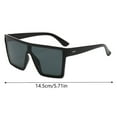 thumbnail image 2 of Square Oversized Sunglasses for Everyday Style Square Frame Goggle Lens with Clean Lines and Versatile Fit, 2 of 2