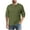Army Green, variant on APEXFWDT Men's Waffle Knit Henley Top Casual Long Sleeve Base Layer Solid Color Fall Top for Daily Errands & Weekend