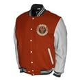 thumbnail image 2 of Men's Franchise Club Burnt Orange Texas Longhorns Full-Snap Letterman Jacket, 2 of 3