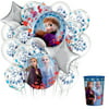 Party City Frozen 2 Balloon Kit, Party Supplies, Includes Balloons and Favor Cup, 17 Piece