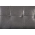 thumbnail image 2 of Bastina Faux Leather Tufted Convertible Futon Sofa, Gray, 2 of 6