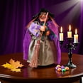 thumbnail image 4 of WHEANG Halloween Witch Figurines Holding Props For House Decoration, 4 of 5