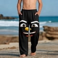 thumbnail image 1 of Pantalones largos para niños y niñas, de moda, estampados, casuales, de playa, con bolsillos., 1 of 9