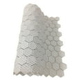 thumbnail image 6 of Renovators Supply Porcelain Mosaic Hexagon Glossy White Floor and Wall Tile 23 Tile Sheets 10.25" x 11.8" Total 19.3 SQ FT, 6 of 7