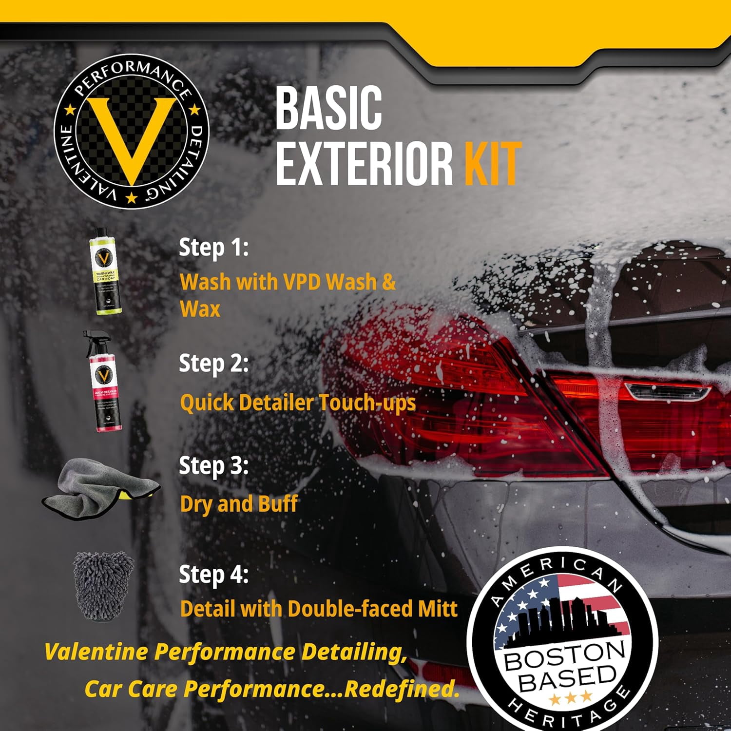 VPD Exterior Car Wash Kit - Premium Automotive Detailing Kit
