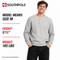 thumbnail image 6 of Southpole Mens Thermal Shirts - Crewneck and Henley Top Long Sleeve Thermal Shirts for Men 2 Pack, 6 of 7
