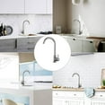 thumbnail image 5 of Chrome Kitchen Bar Sink Faucet Single Hole High Arc Hot/Cold Stainless Steel, 5 of 7