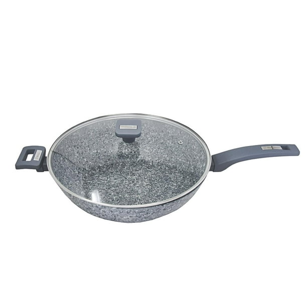Westinghouse Wok Antiadherente de Mármol Gris Granito 32cm WCCW0070032GGY gris