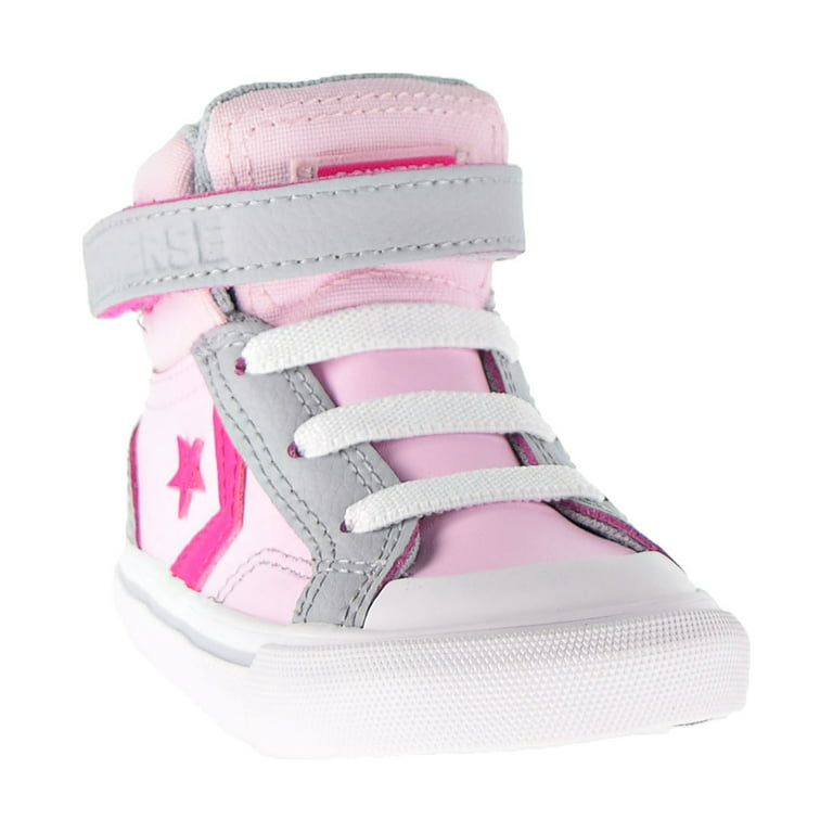 US) Hi Leather M Two-Tone Toddler Pink Foam-Wolf Pro Blaze (2 766052c Converse Shoes Grey Strap