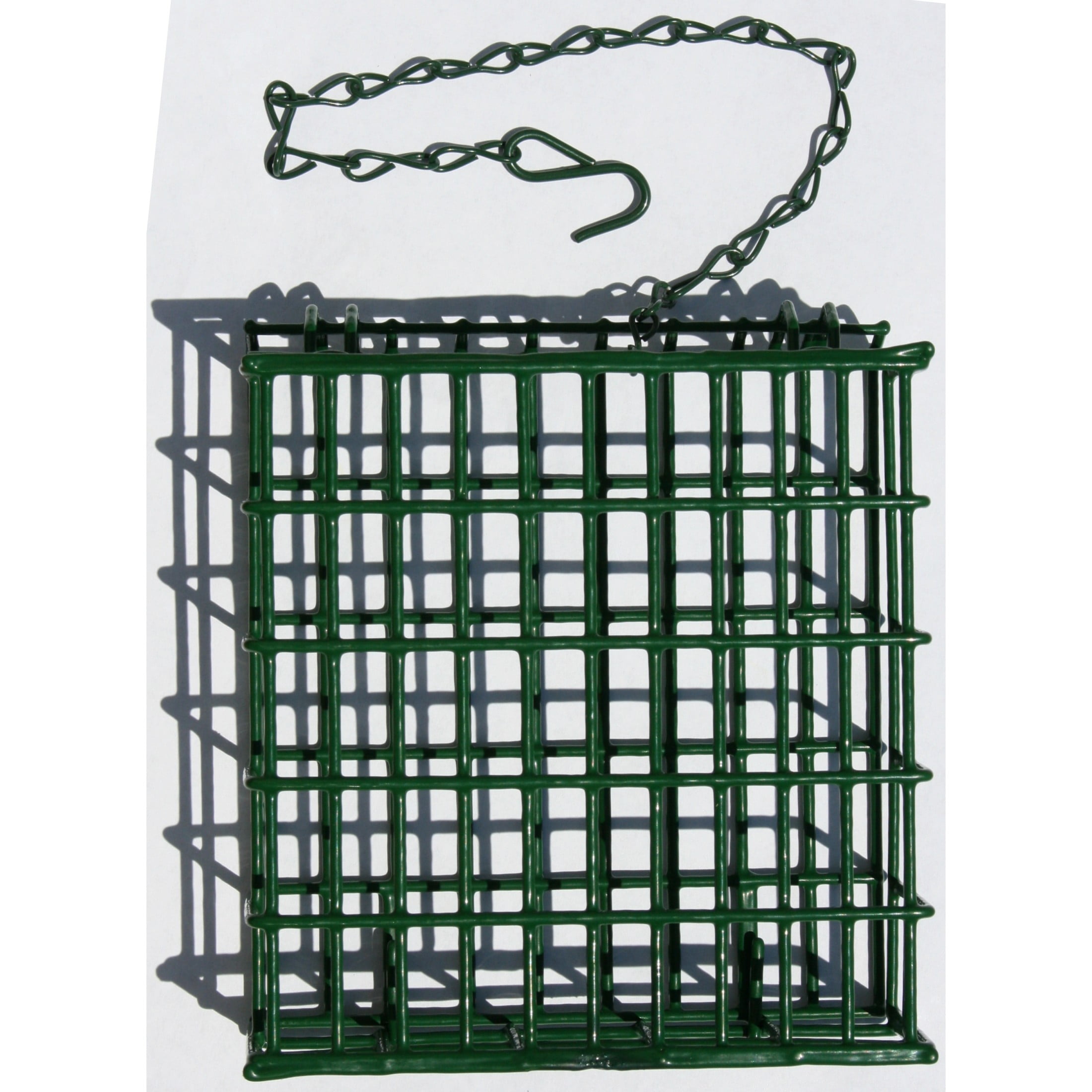 C&S Green Wild Bird EZ Fill Suet Cake Feeder