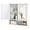 White, variant on LDAILY Bathroom Wall Cabinet, Over The Toilet Storage Cabinet with Adjustable Shelf and Vanity Mirrored Doors, Medicine Cabinet Mirror, Bathroom Organizers and Storage for Kitchen, Office (Gray)