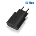 thumbnail image 1 of Galaxy s22 s21 note 20 fast charger usb c black 25w eu plug, 1 of 5