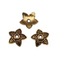 thumbnail image 2 of K-KED Multicolor 250 Pcs Tibetan Silver Bead Caps 13X13X3MM Diy Delicate Jewelry Making C14889-Antique Gold Plated, 2 of 6