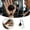Black, variant on 2.1In Spiky Massage Ball With Rope Hand Strength Trainer Soft Spiked Massager For Rock Climbers Rehabilitation(Green-5.5Cm)