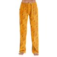 thumbnail image 2 of Yellow Fall, Autumn, & Halloween Themed Pajama Pants Soft Sleep Pants Lounge Wide Leg Pj Bottoms XL, 2 of 6