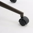 thumbnail image 5 of YOUNIKE Modern Office Chair with Wheels Adjustable Ergonomic Desk Task Chair in Mid-Back Brown Same-Colored Bottom PU Design, 5 of 12