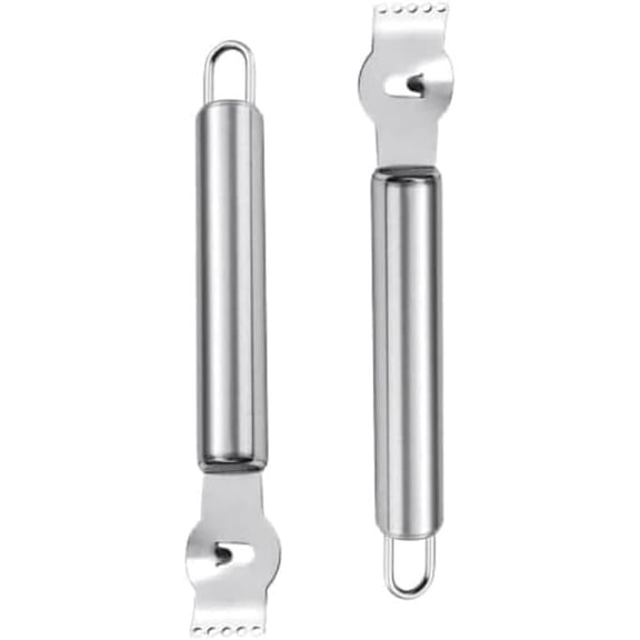 2Pcs Stainless Steel Lemon Zester Grater with Hole Citrus Orange Peeling Tool Fruit Peelers Mandolines and Slicers Graters, Peelers and Slicers